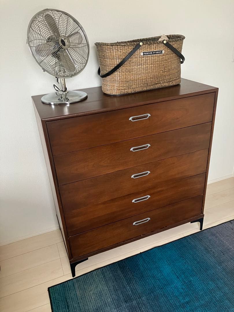 【値下げ】 USビンテージ チェスト ミリタリー5段　ヴィンテージ　米軍アメリカ