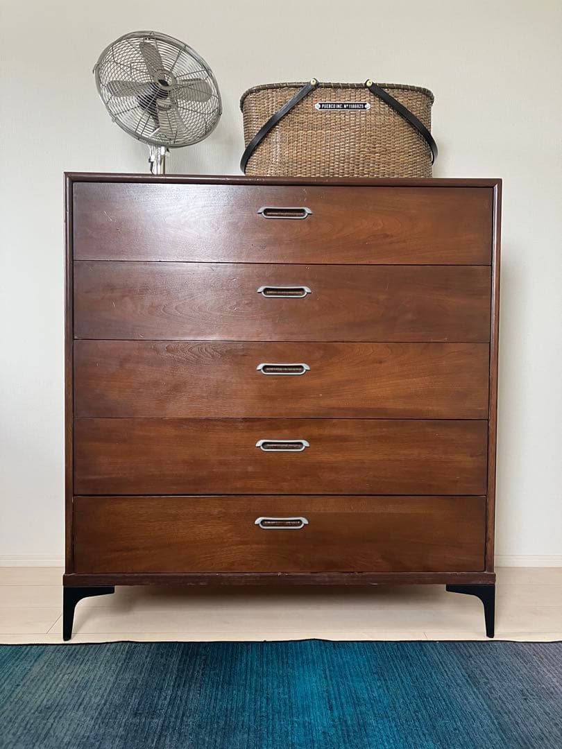 【値下げ】 USビンテージ チェスト ミリタリー5段　ヴィンテージ　米軍アメリカ