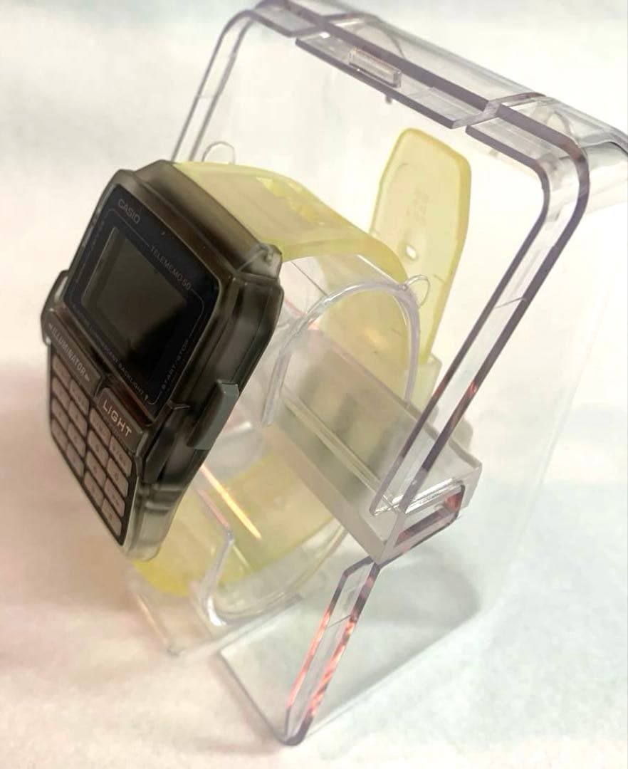 【新品未使用】カシオデータバンク CASIO DBC-63ミッキーデジタル腕時計