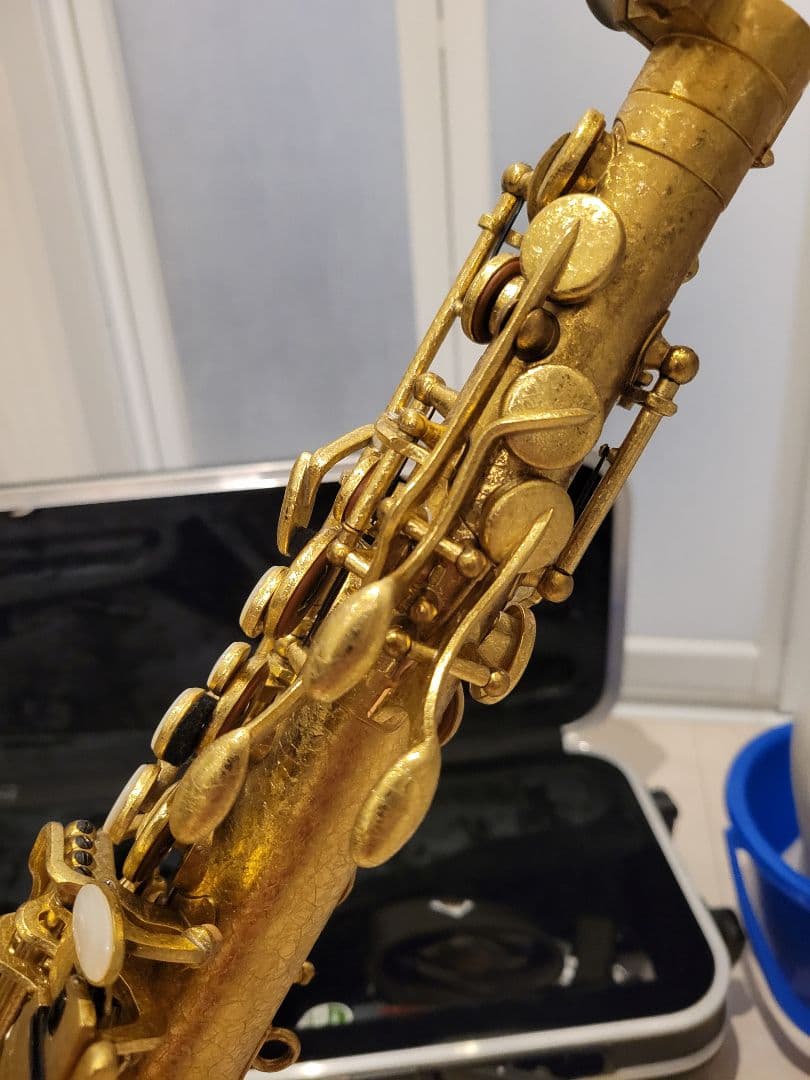 ノ*君様 アンティグアAntigua パワーベルアルトサックス マウスピースとス