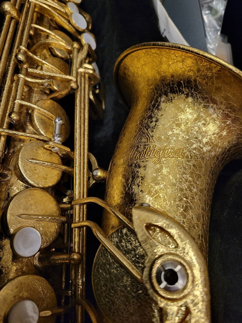 ノ*君様 アンティグアAntigua パワーベルアルトサックス マウスピースとス