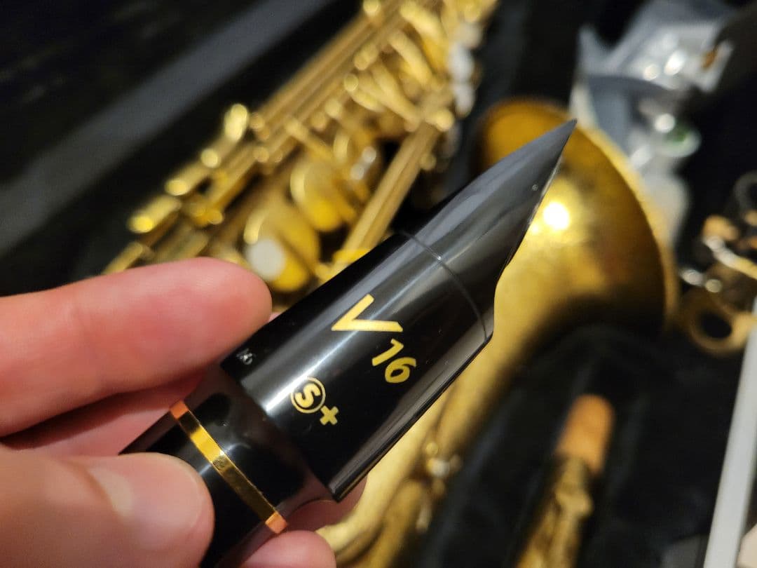 ノ*君様 アンティグアAntigua パワーベルアルトサックス マウスピースとス