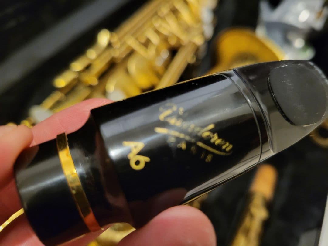 ノ*君様 アンティグアAntigua パワーベルアルトサックス マウスピースとス