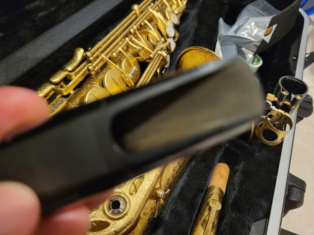 ノ*君様 アンティグアAntigua パワーベルアルトサックス マウスピースとス