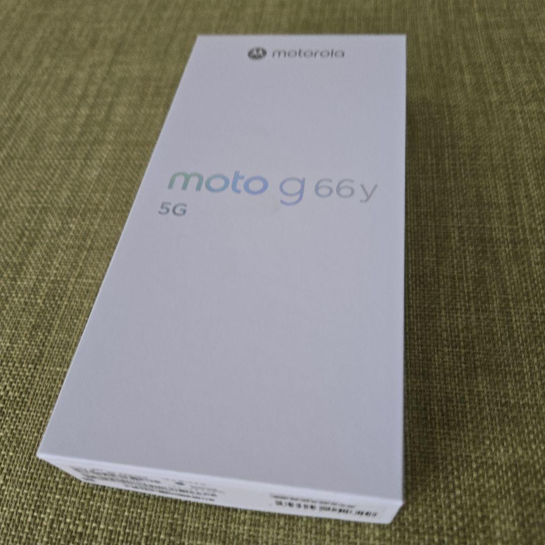 新品未開封　moto g66y 5G ブラックオイスター　SIMフリー