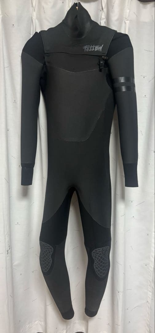 FELLOW SURF Jet Black L セミドライウェットスーツ