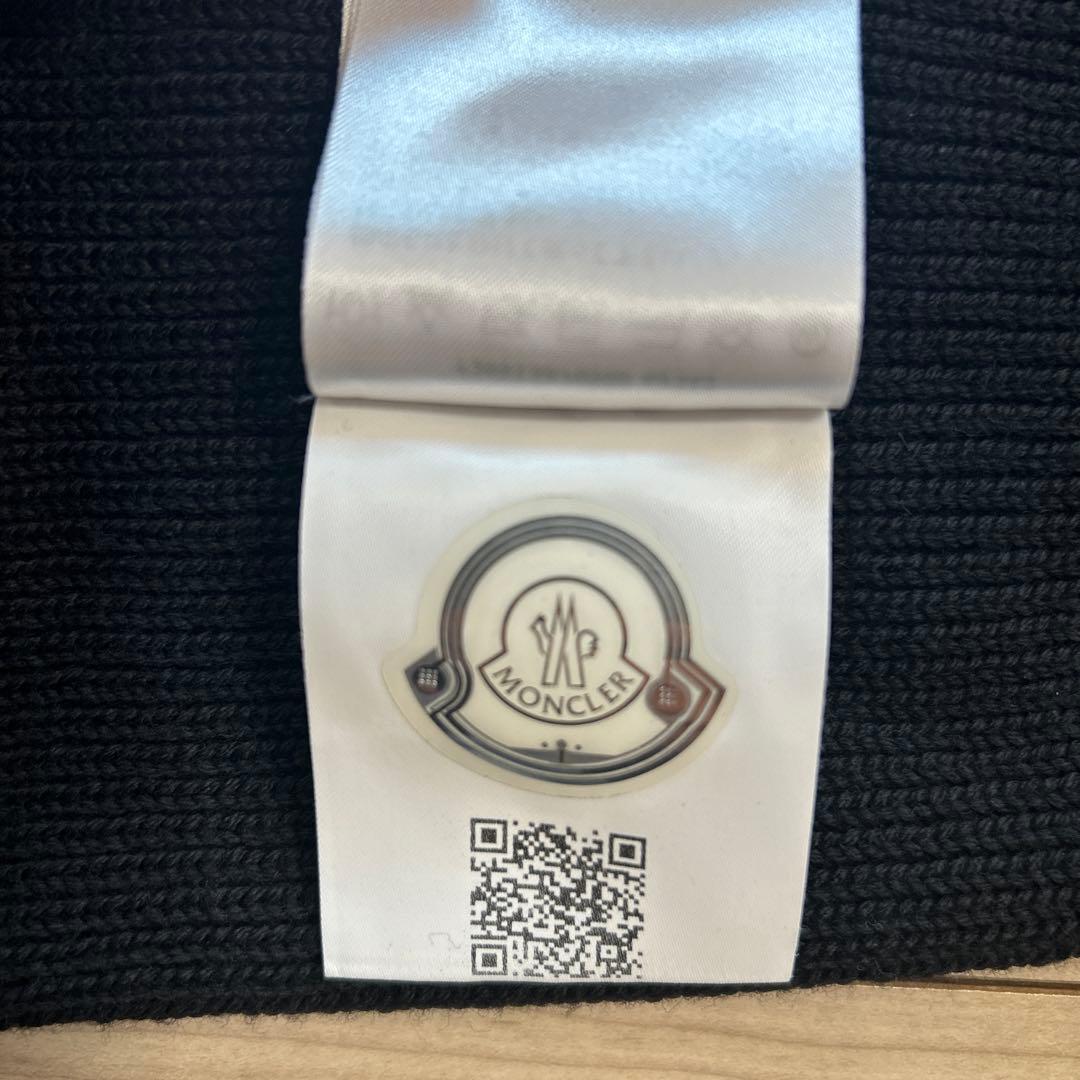 MONCLER 黒 ニット帽