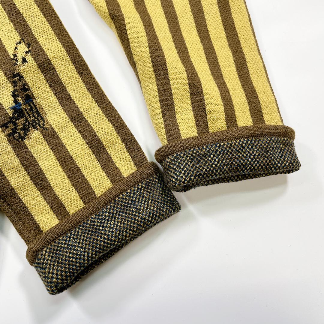 Christian Dior ヴィンテージ ニット ジャケット M ストライプ