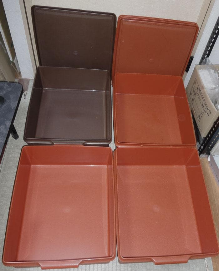 タッパーウェア　スーパーロングケース/2個＋スーパーケース/4個　計6個セット