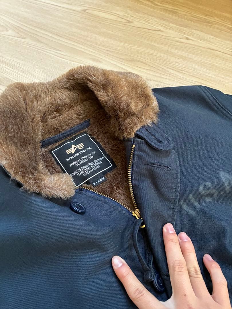 N1 デッキジャケット　アメカジ　ミリタリー