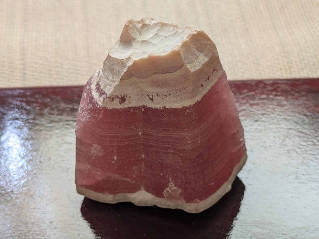 K*8様 北海道産 菱マンガン鉱 標本 123g ロードクロサイト