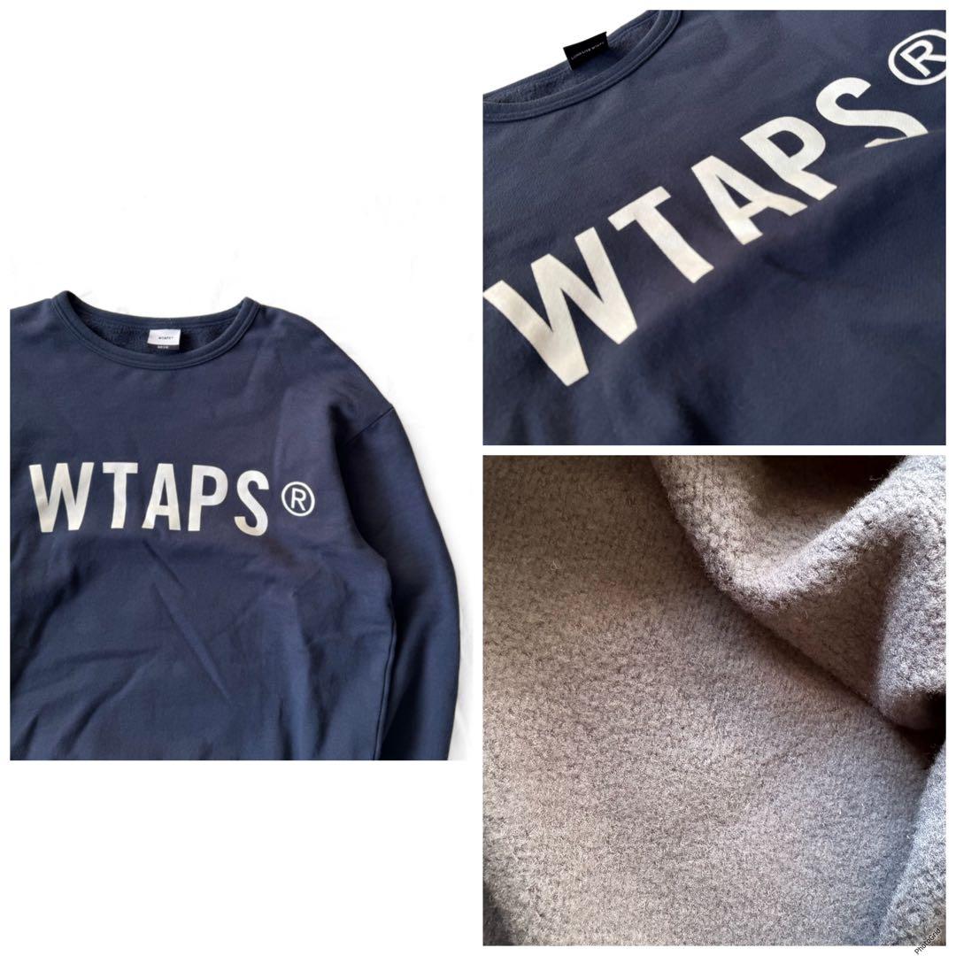 21AW WTAPS ロゴ スウェット シャツ WTVUA ジャケット 裏起毛
