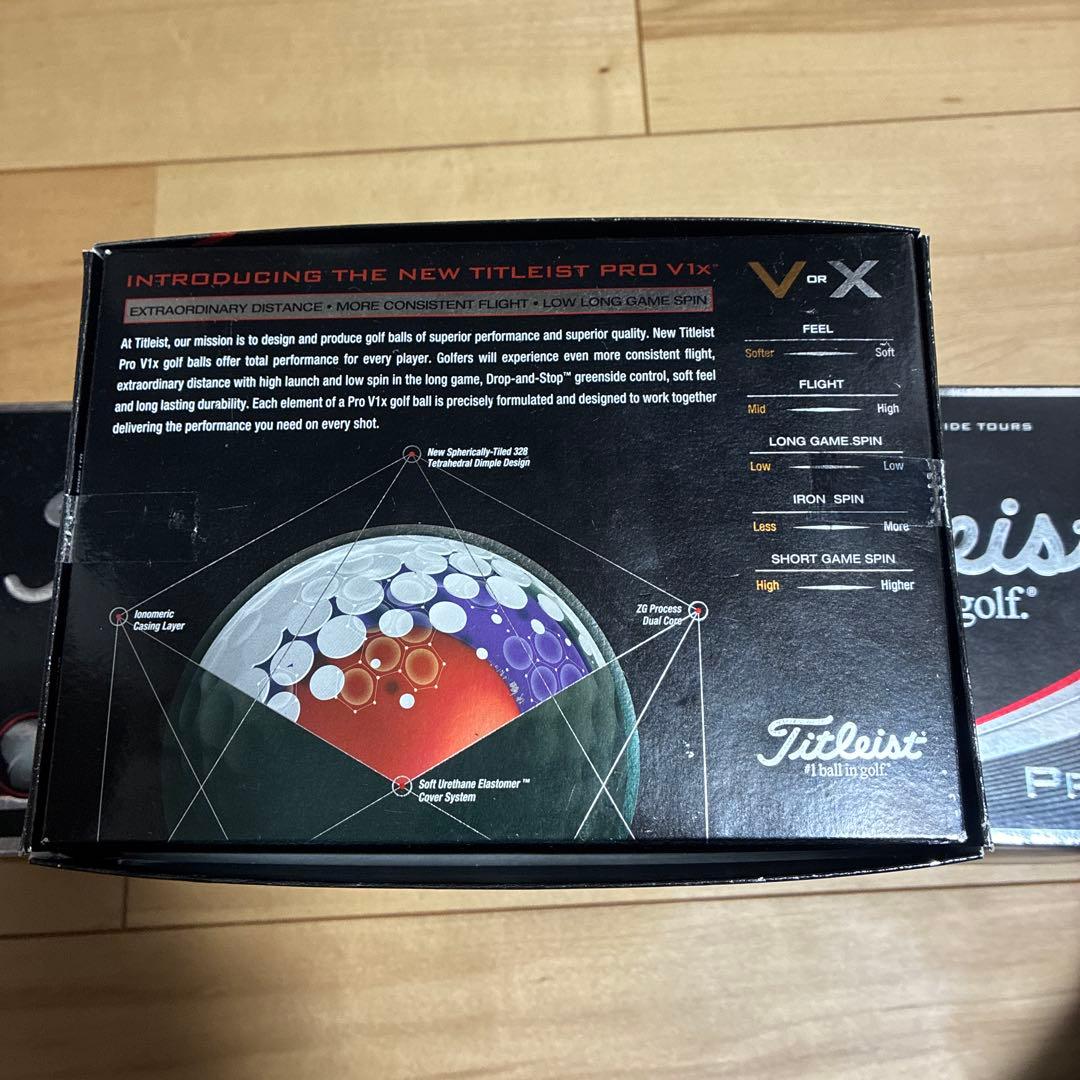 タイトリスト　プロV1X ゴルフボール　7ダース　84球