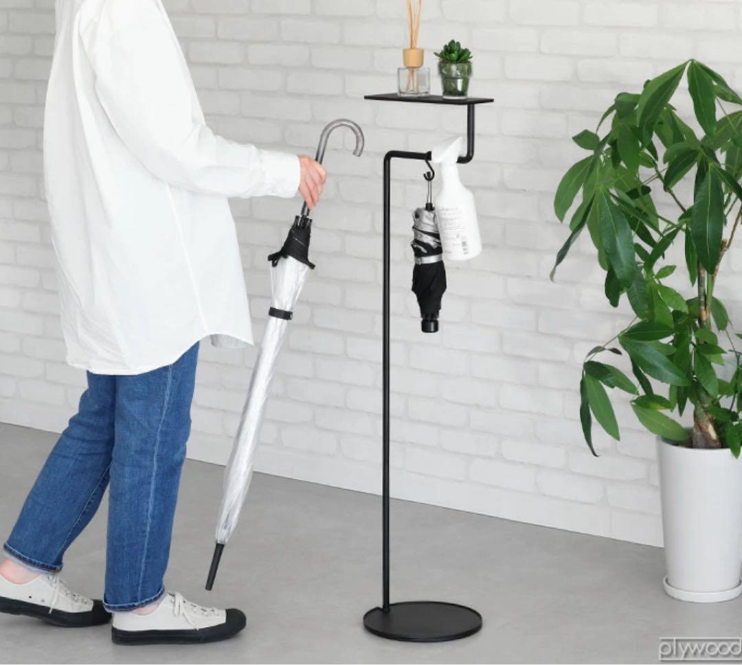 シンプルでオシャレな傘立て(ブラック)