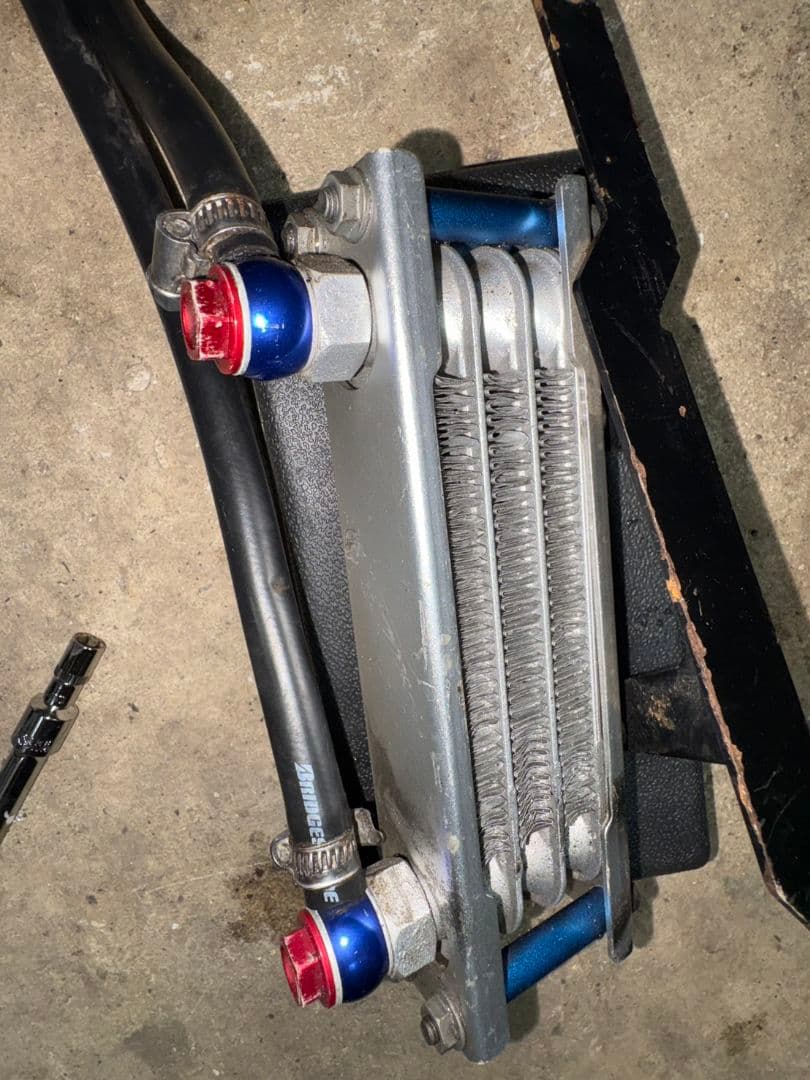 アドレスv125Gタケガワオイルクーラー　廃盤品