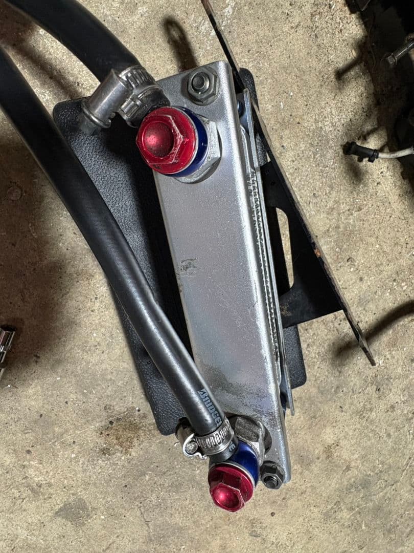 アドレスv125Gタケガワオイルクーラー　廃盤品