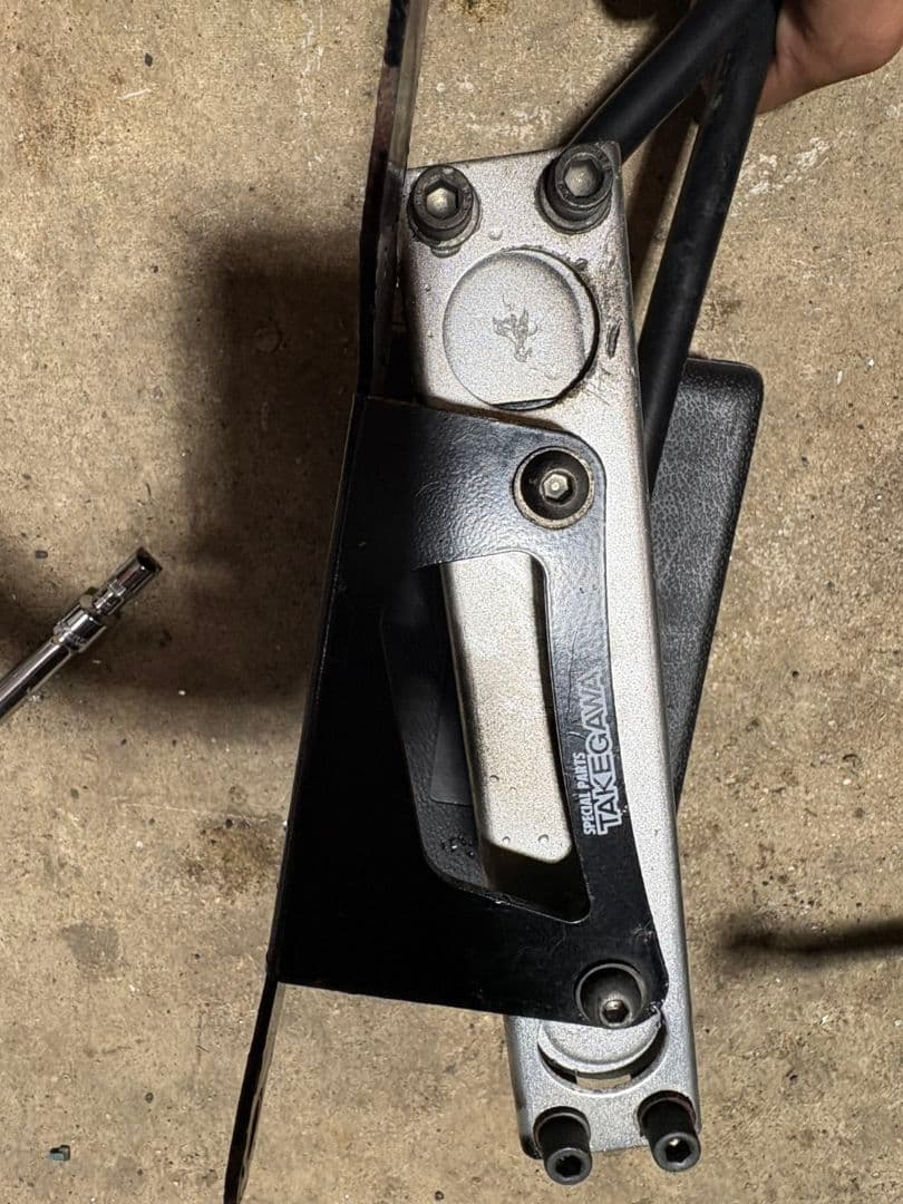 アドレスv125Gタケガワオイルクーラー　廃盤品