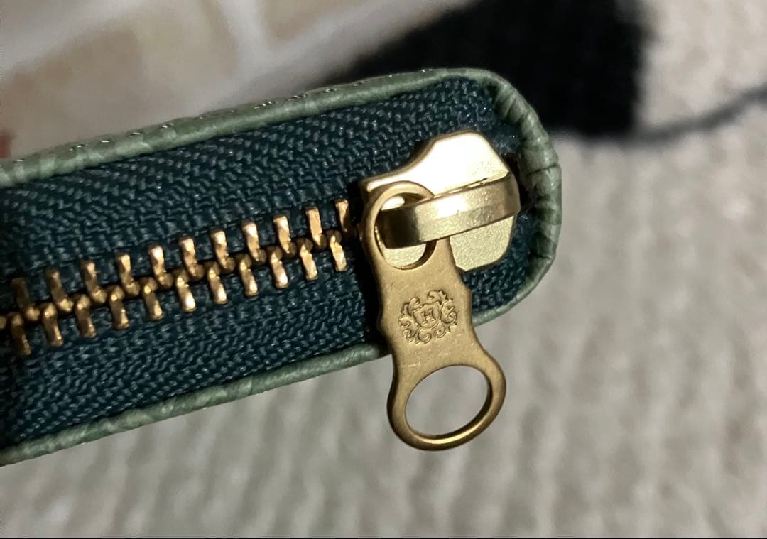 新品 HIRAMEKI 長財布 ラウンドファスナー ウイリアムモリス エンボス