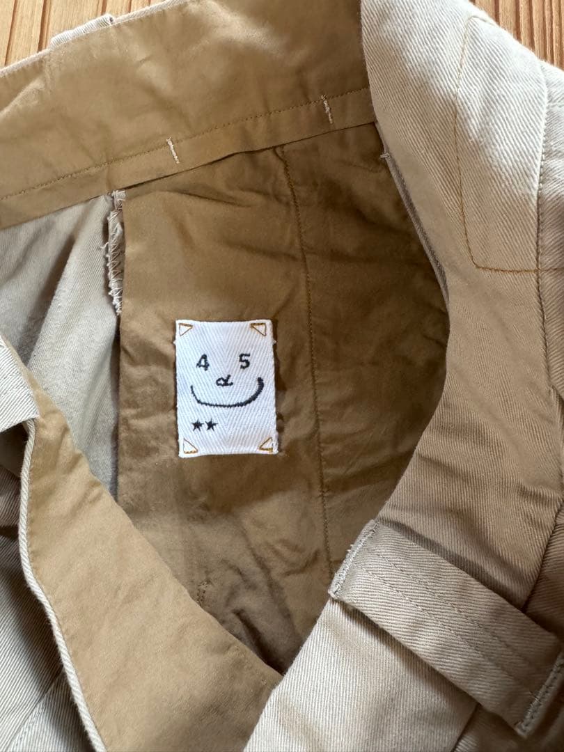 着用少　45r おこめチノ908 ポッポパンツ　2