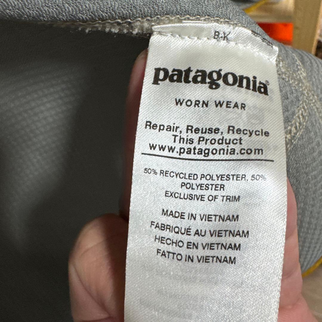 Patagonia フリースベスト クリーム/イエロー