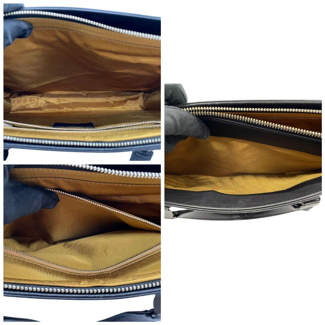 美品　ジャンポールゴルチエ　ビジネスバッグ　2way　黒　本革　レザー　s5