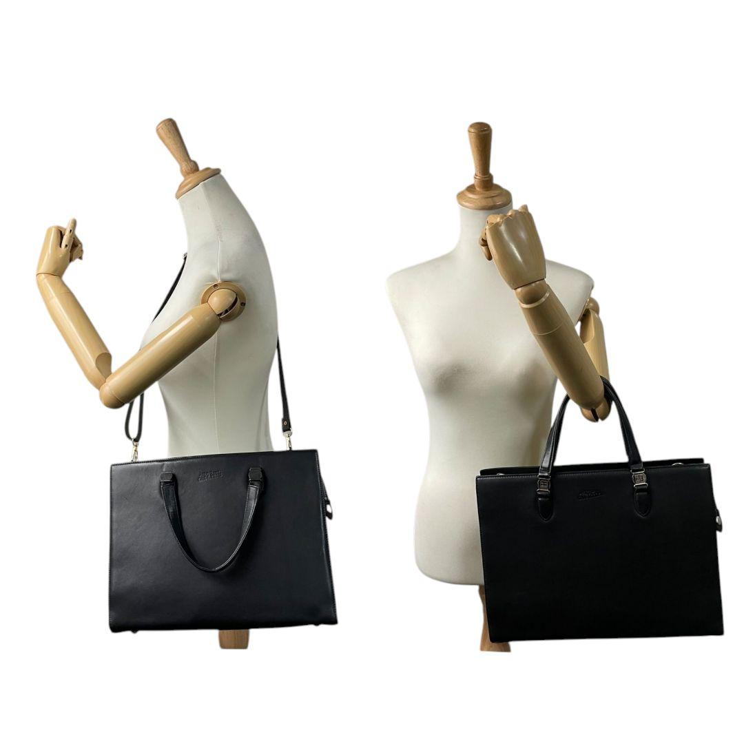 美品　ジャンポールゴルチエ　ビジネスバッグ　2way　黒　本革　レザー　s5