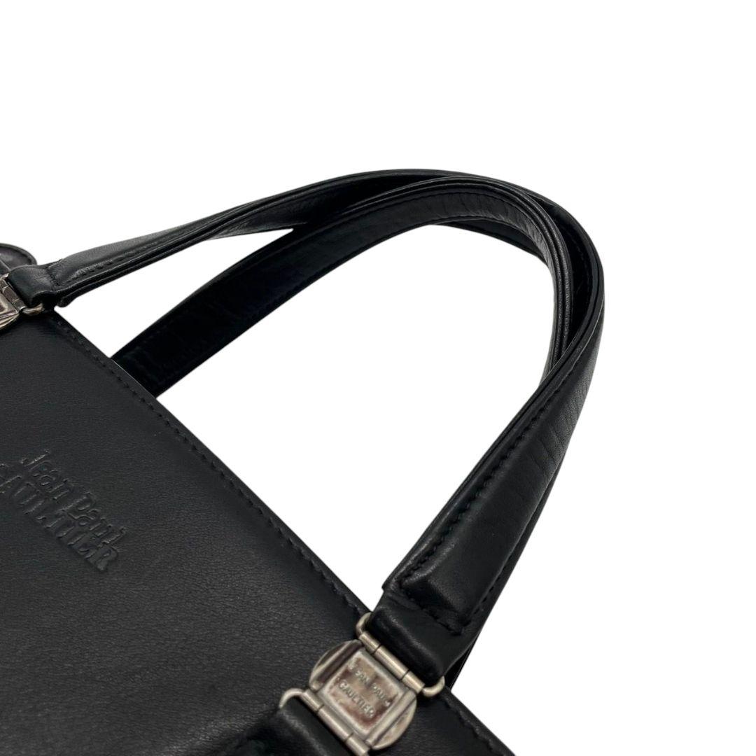 美品　ジャンポールゴルチエ　ビジネスバッグ　2way　黒　本革　レザー　s5