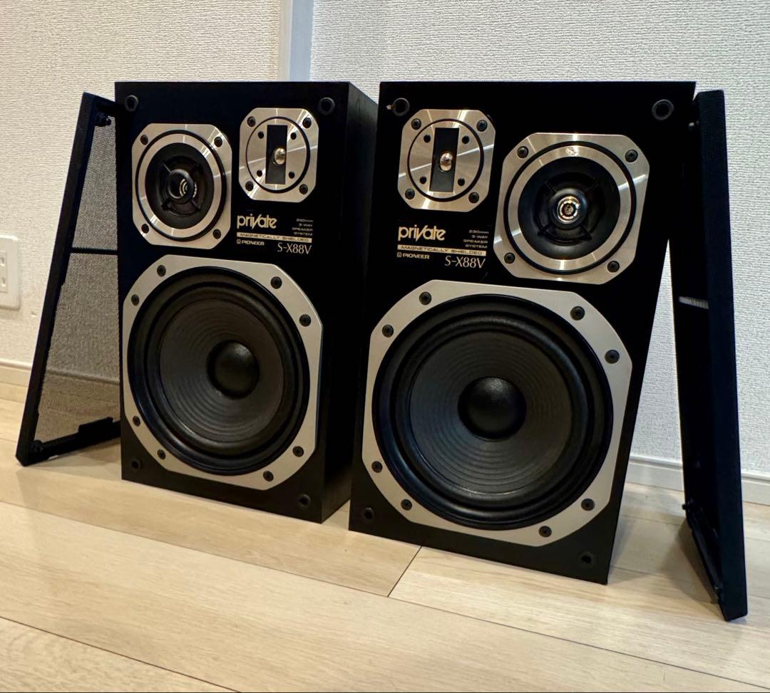 パイオニア　プライベート　s-x88v 3wayスピーカー　バブルコンポ
