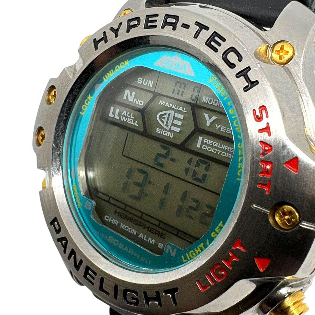 【美品・ベルト・電池交換済】ALBA HYPER-TECH W820-4030