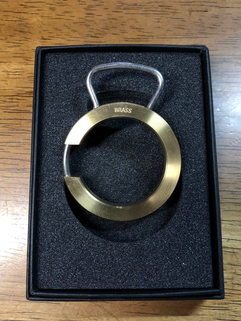  Peak スノーピーク 株主優待 リングキーホルダー 真鍮