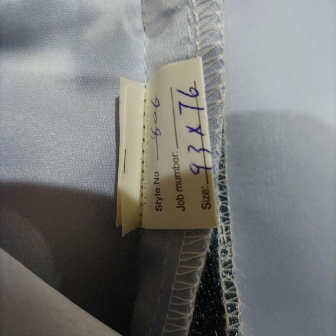 H-5 ダークブルー ビーズ＆光沢の有る総ラメ入装飾　 パーティドレス　カラオケ