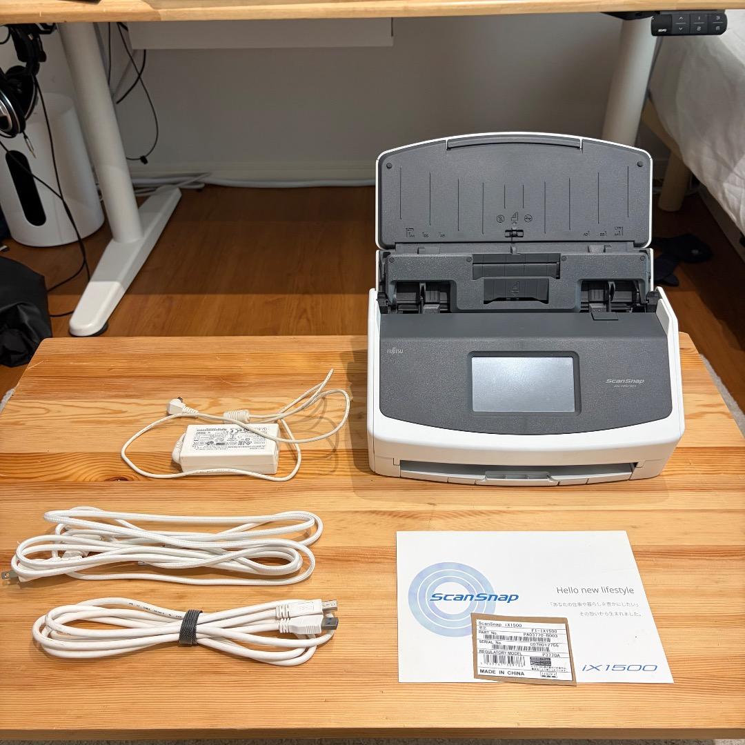T*5様 ScanSnap ix1500 スキャン枚数 3722枚