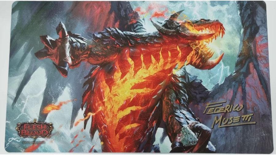 FLESH AND BLOOD　TOMELTAI　公式プレイマット　直筆サイン入