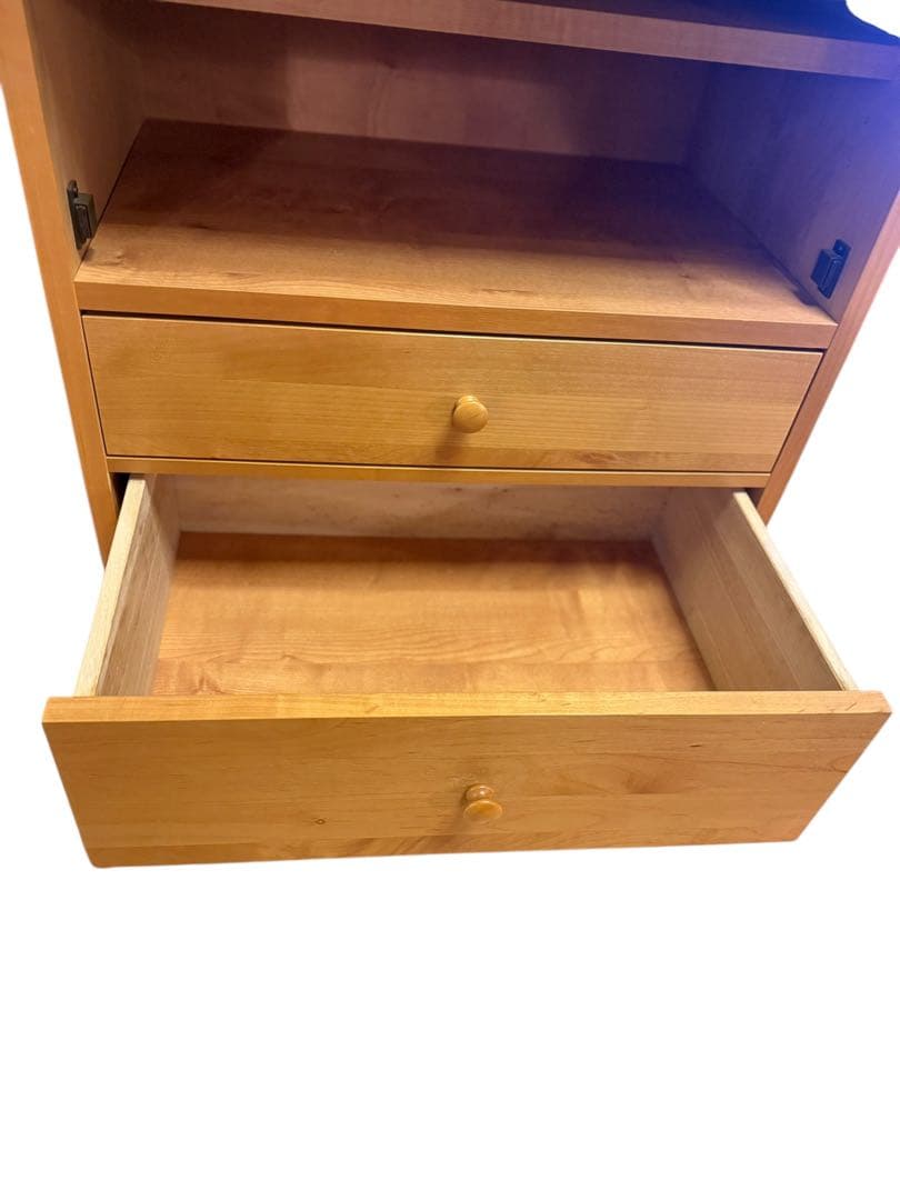 【超美品】momo モモナチュラル コモ ミドルボード キャビネット 脇木工