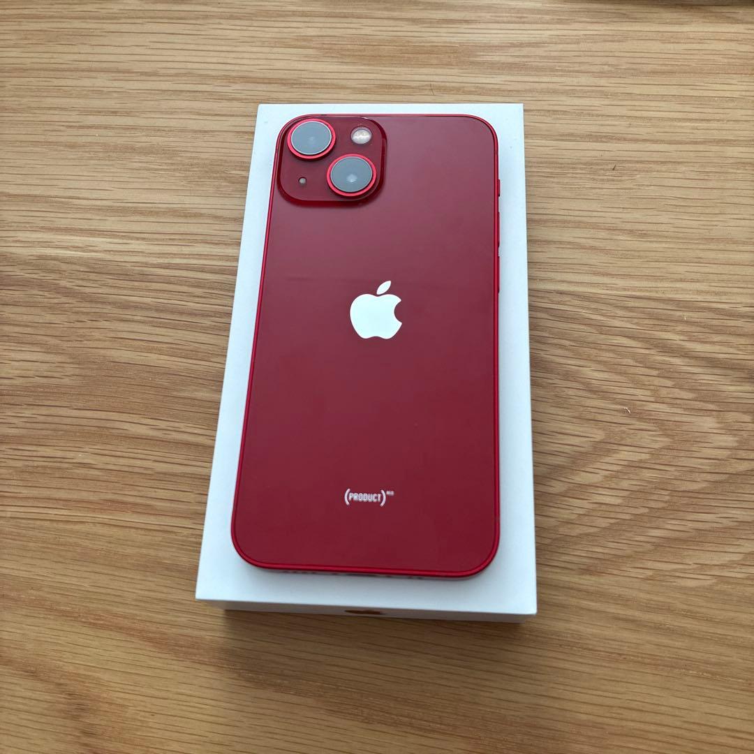 【美品】Apple iPhone 13mini PRODUCT RED