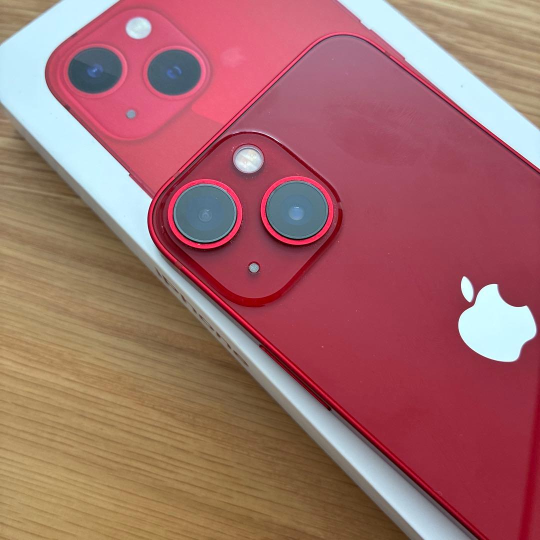 【美品】Apple iPhone 13mini PRODUCT RED
