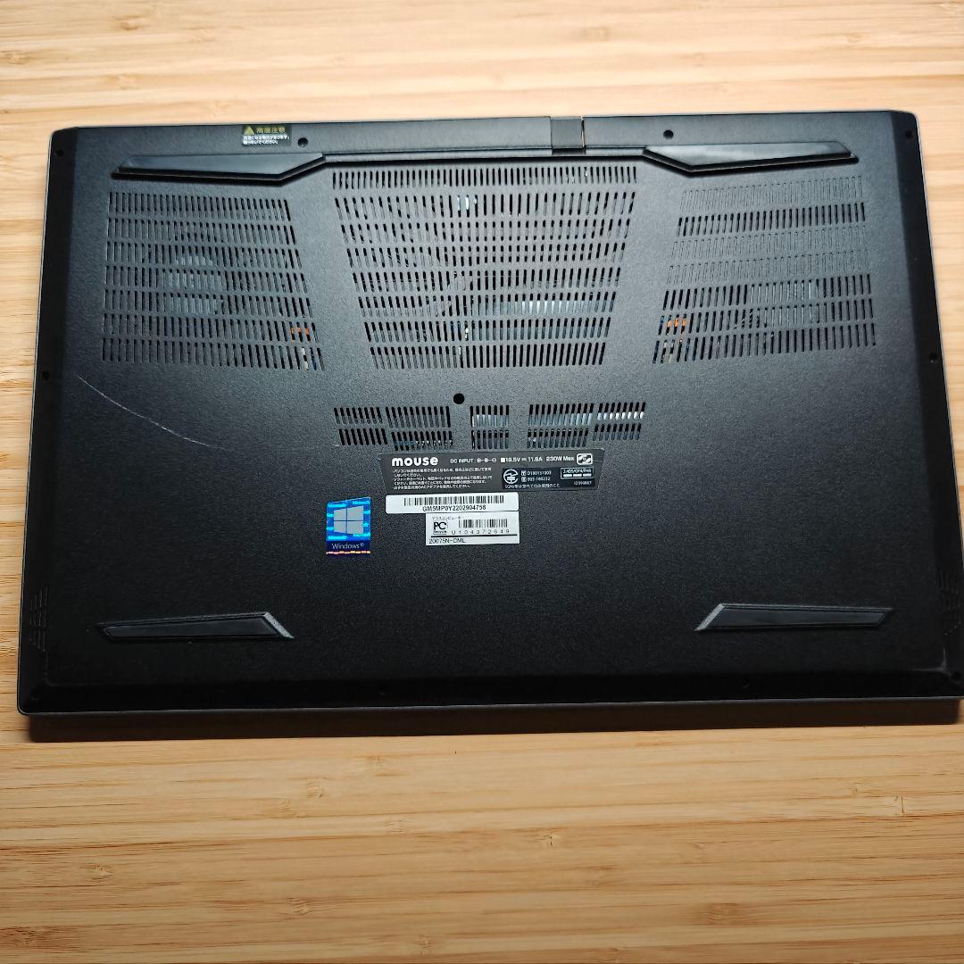 パ*F様 DAIV 5N i7-10875 RTX2060 メモリ32GB SS