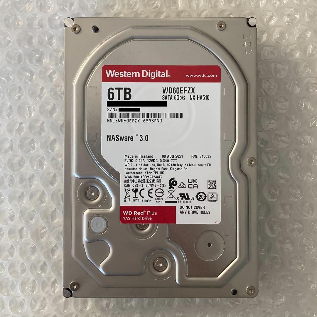 内蔵型ハードディスクドライブ WD Red Plus 6TB WD60EFZX (2)