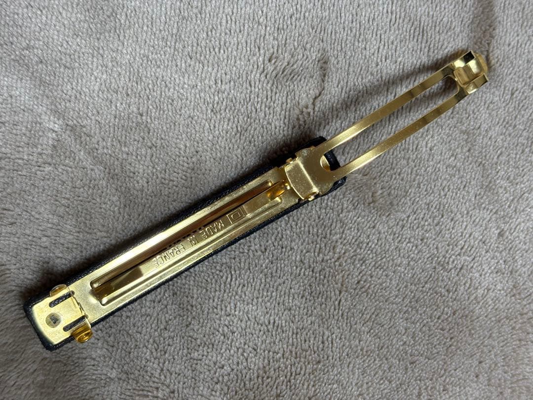 acca紫色スワロフスキーバレッタ