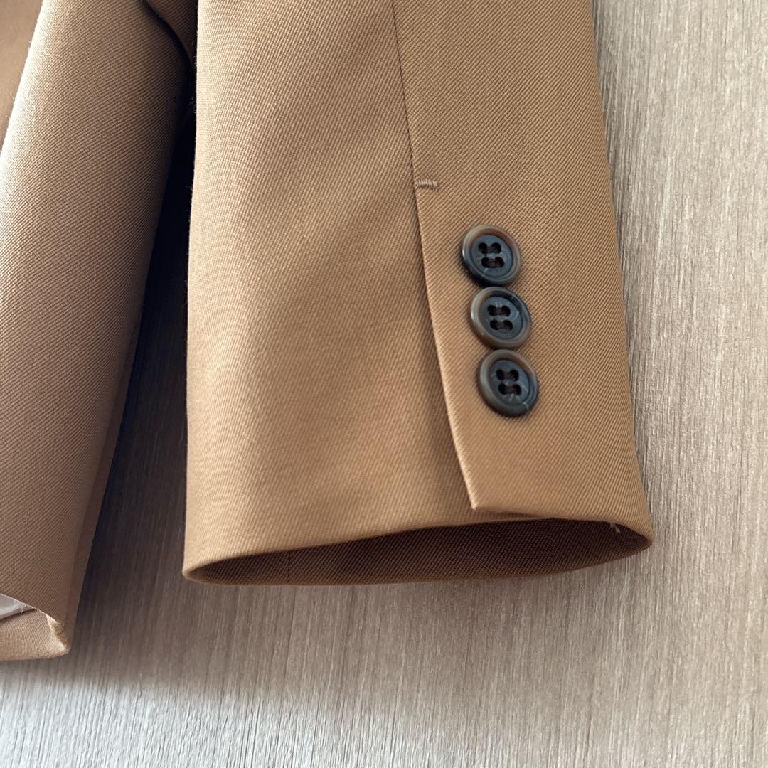 【1290】アナイ　ウールギャバダブル　ジャケット　キャメル