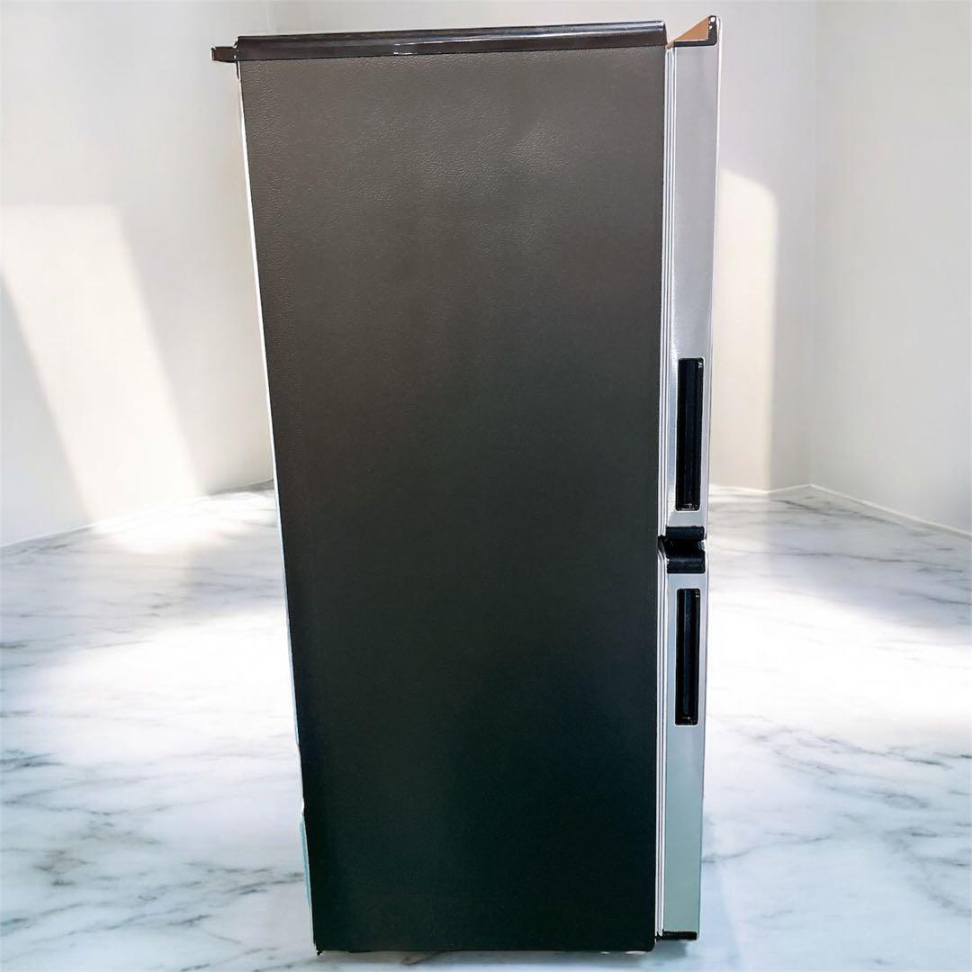 ★送料設置費込み★2024年製ハイアール148L ２ドア冷蔵庫ステンレスブラック