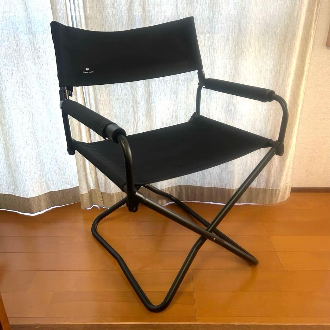 【希少•限定品】 peak FDチェア ワイド ブラック コーデュラ生地