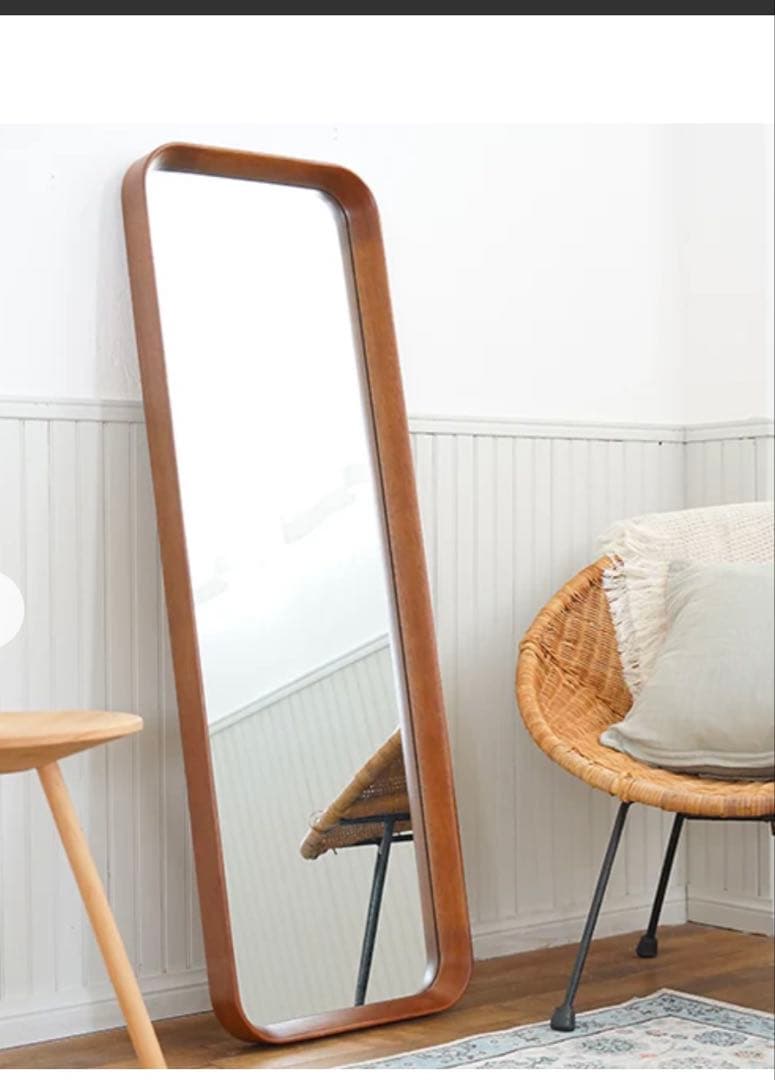 kurveレクタングルミラー ブラウン