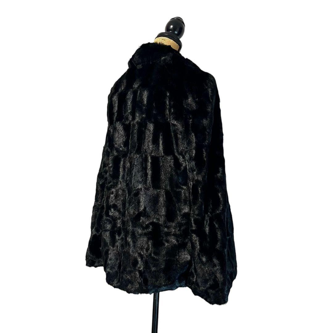 【美品】【38】DRIES VAN NOTEN ブロックチェック ファーコート