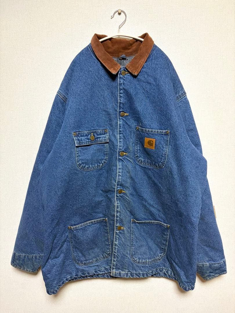 USA製 Carhartt カーハート デニム チョアコート ジャケット