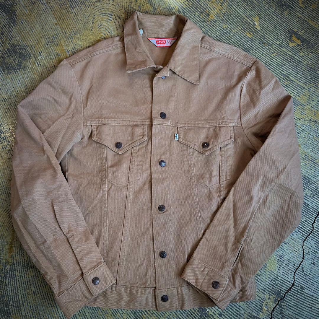 美品 Levi's 70s 【40】コットン ジャケット ベージュ USA