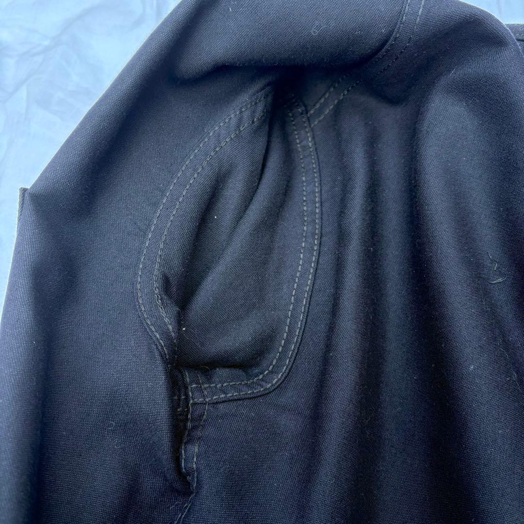 60's ブラックモールスキン　ワークジャケット　フレンチワーク　ユーロ