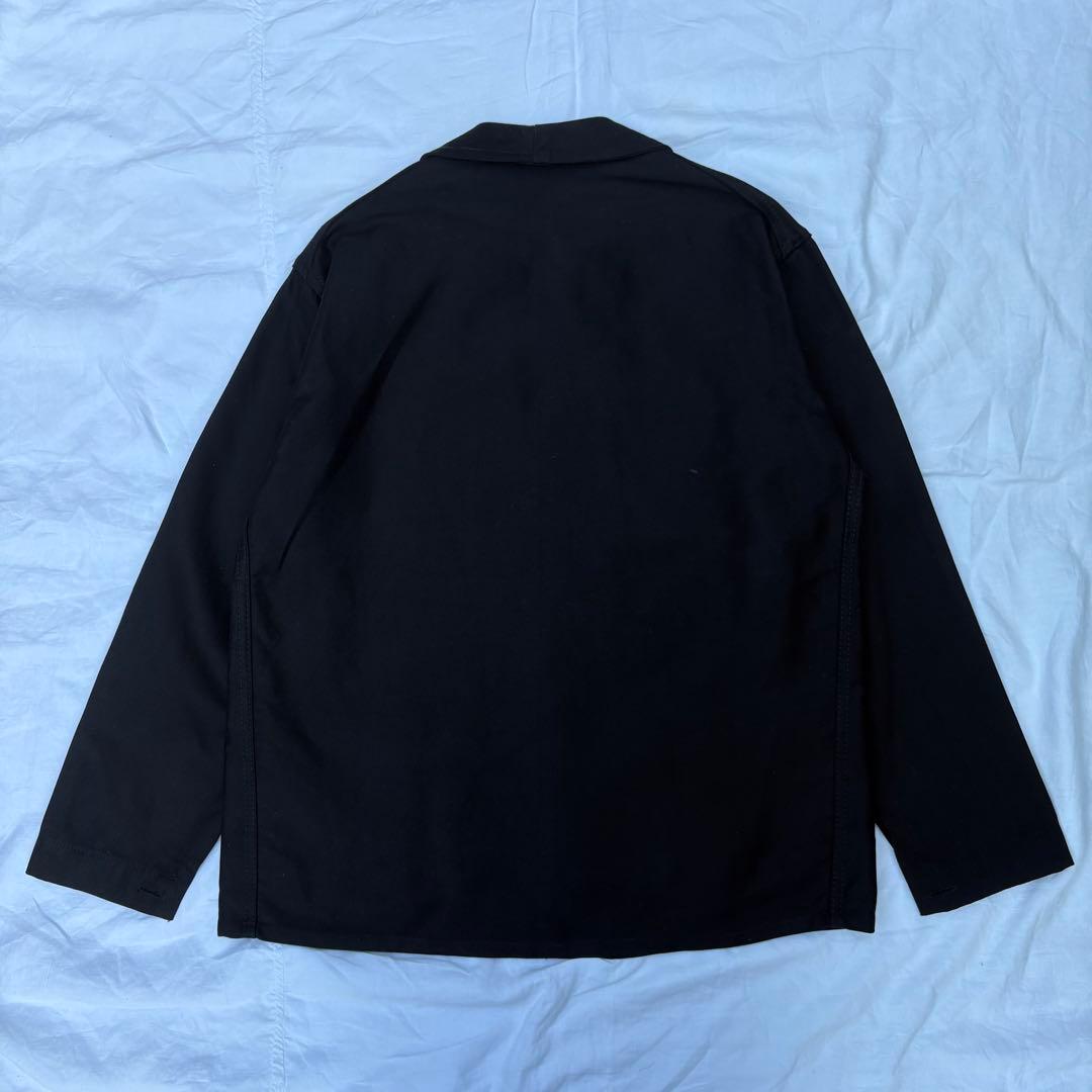 60's ブラックモールスキン　ワークジャケット　フレンチワーク　ユーロ