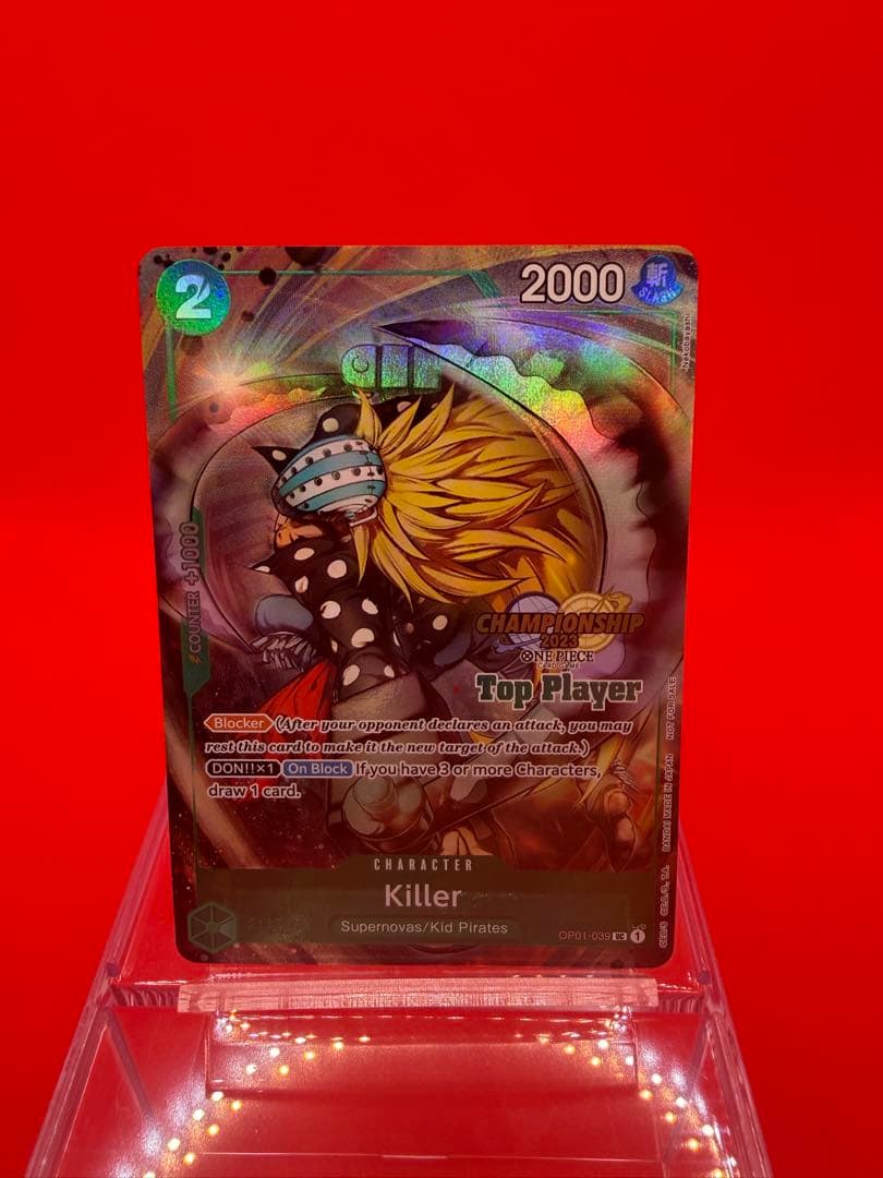 【英語版】キラー　チャンピオンシップ2023Top player