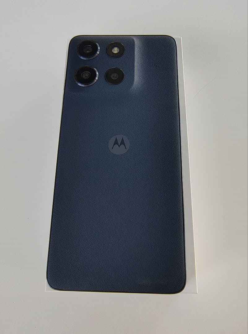 motorola g66y 5G ブラック ソフトクリアケース付き